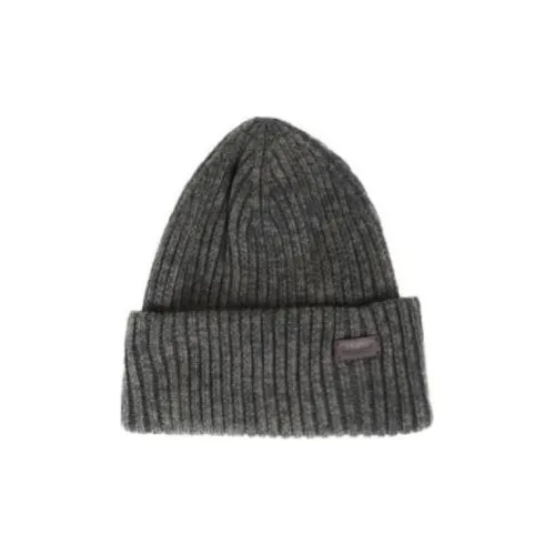 BARBOUR Акриловые шапки-бини женские темно-зеленый