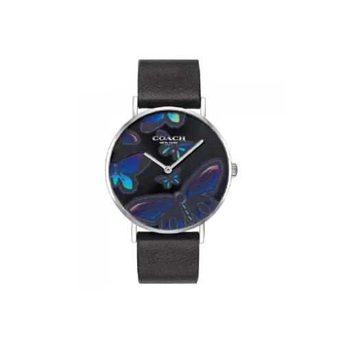 COACH Кварцевый Movement Женские Perry Часы 36 мм Черные
