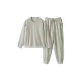 Мужской круглый вырез - серый.