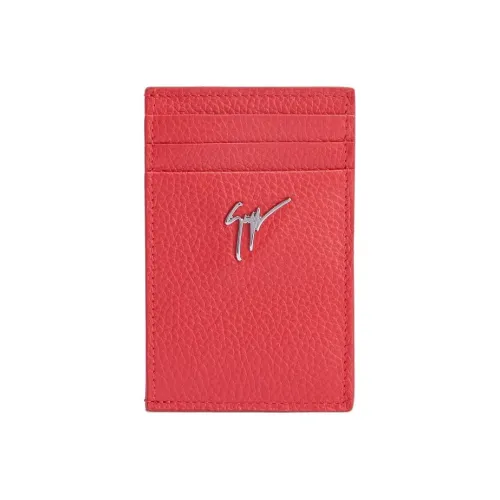Giuseppe Zanotti GZ Leather Wallet Card Holder Men's Red Джузеппе Занотти GZ Кожаный кошелек держатель для карт мужской красный