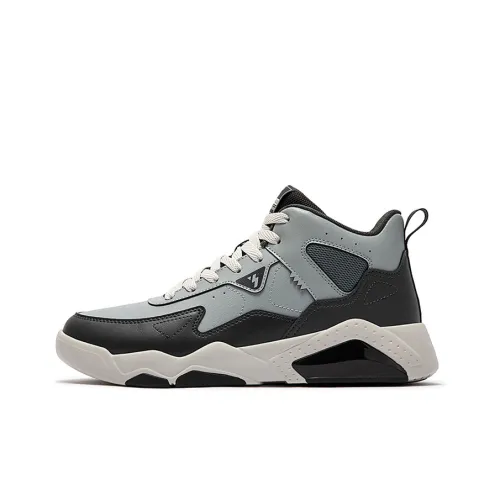 361° Winter Syndrome Термические противоскользящие высокие кроссовки для скейтбординга Мужские Серый Черный