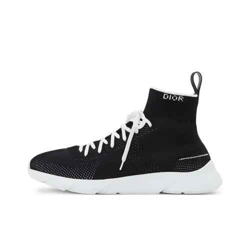 DIOR B21 Высокие Топы Повседневная Обувь Мужская Черная