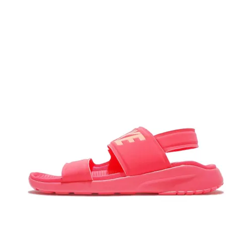Nike Tanjun Сандалии Повседневные Сандалии Низкий Каблук Женские Розовые