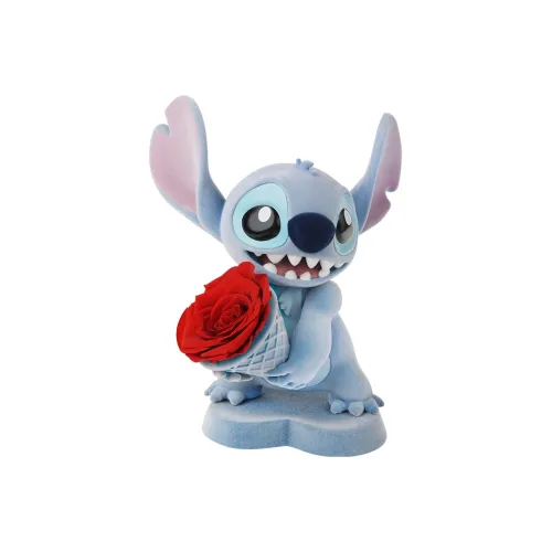 Disney Stitch Preserved Flower Confession Bouquet Коллекция Модные Фигурки 18 см