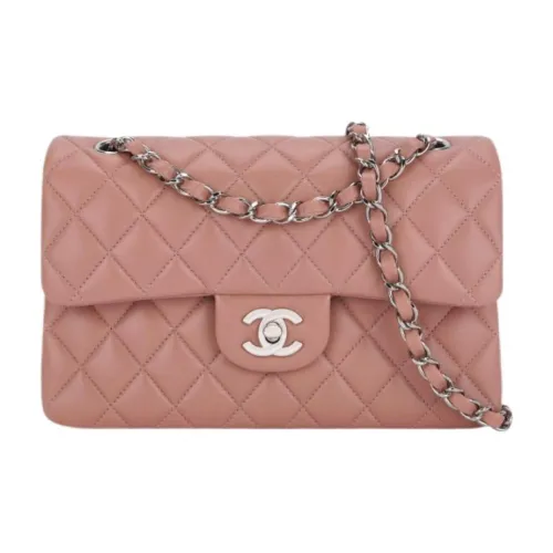 CHANEL Classic Flap CF Lambskin Flap Bag Crossbody Bag Shoulder Bag Small Women's Dark Pink