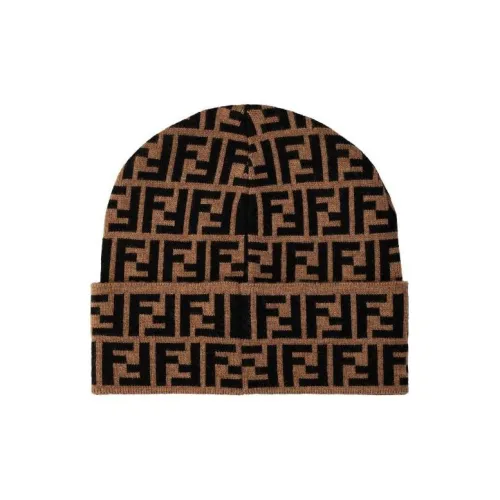 FENDI Шерстяные Бини Женские Коричневый