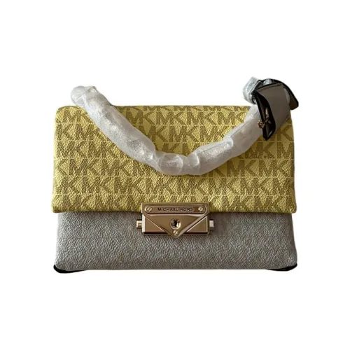 MICHAEL KORS Cece Искусственная кожа Конверт Сумка через плечо Сумка Маленькая Женская Желтая