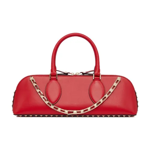 Valentino Rockstud Сумка через плечо из телячьей кожи сумка для женщин красный