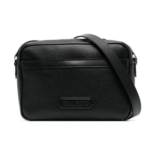 TOM FORD Сумка через плечо из коровьей кожи стандартная мужская черная