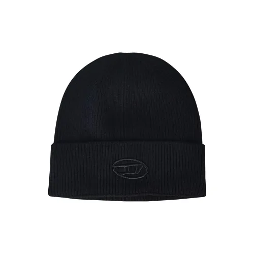 DIESEL Хлопок Шапки-бини Мужской Черный