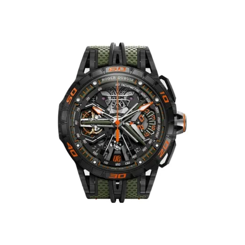 Roger Dubuis Автоматический Механический Часы Мужские Kings Racing Series 45 мм Скелет