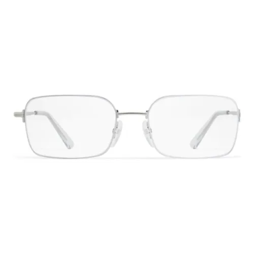 Balenciaga Металл Нерегулярная форма Оправы для очков Женские Серебряные