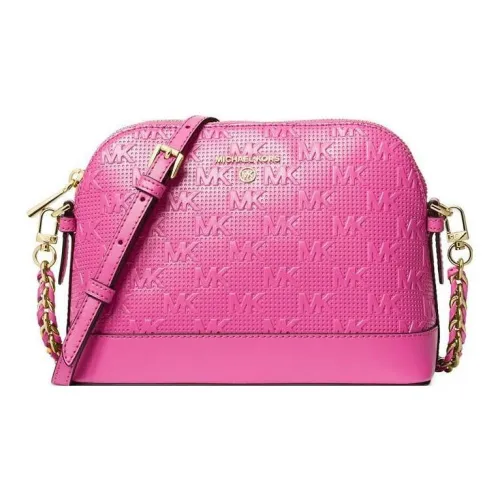 MICHAEL KORS Jet Set Charm Кожа Сумка через плечо Маленькая Женская Вишневая