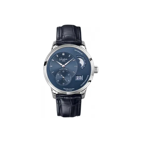 Glashütte Original Автоматический Механический Мужской Часы PANO 40 мм Синий