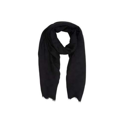 GIORGIO ARMANI Вязаные шарфы Мужской Черный