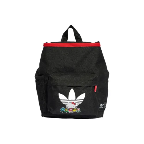 Adidas Originals Hello Kitty Коллаборация Полиэстер Рюкзак Унисекс Черный