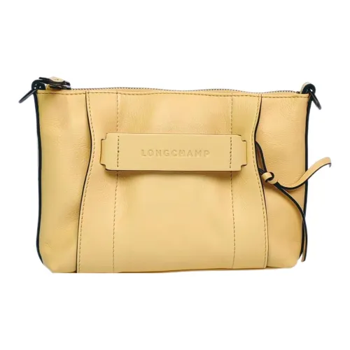 LONGCHAMP 3D Телячья кожа Тоут Сумка Сумка для покупок Сумка Сумка через плечо Сумка через плечо Маленькая Женская Желтая