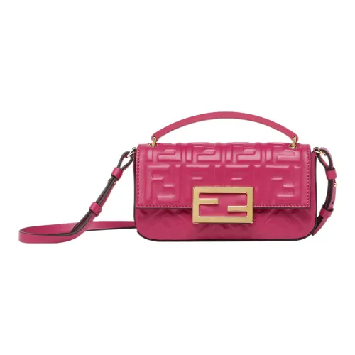 FENDI Baguette Овечья кожа Одно плечо Через плечо Чехол для телефона Стандартный Женский Розовый