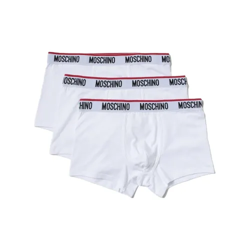 MOSCHINO 3 Pack White Men's Boxers