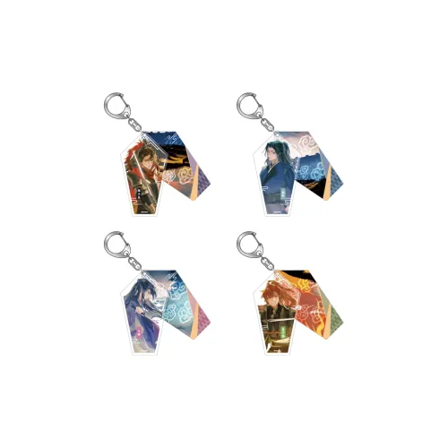Aiman Лазерная гравировка Акрил Двойной лист 4 шт. 1 комплект Подвески аниме-тематики