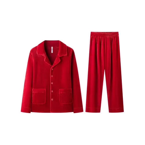 HLA Красный 1022 Мужской Пижамный Комплект