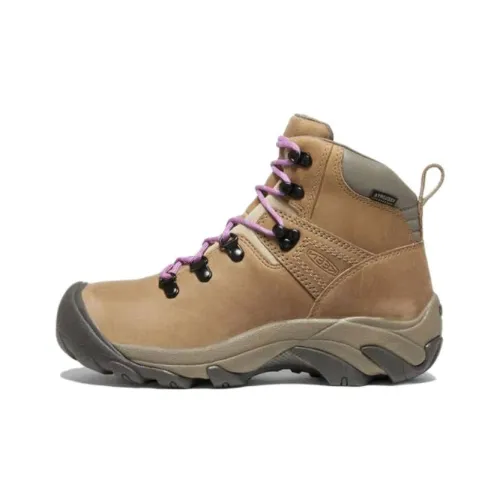 KEEN Pyrenees Устойчивые к истиранию Высокие Топы Походная обувь Женские Коричневый