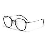 Глянцевый черный (с плоской подошвой, светлые анти-синие линзы)