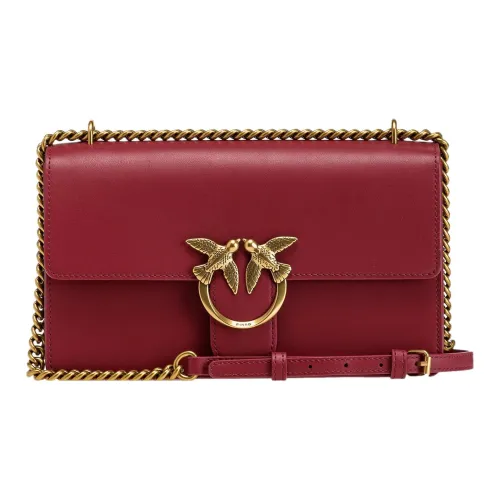 PINKO Коровья кожа Swallow Сумка Сумка через плечо Женская Красная