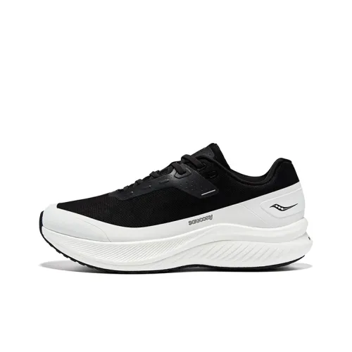 Saucony Водонепроницаемый Низкий Топ Беговые кроссовки Унисекс Черный Белый