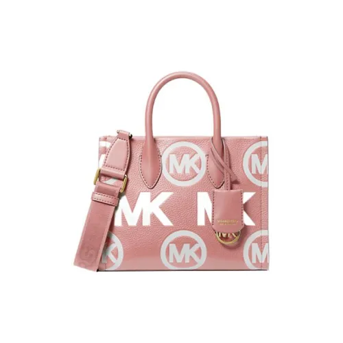 MICHAEL KORS Mirella Кожа Тоут Сумка Сумка для покупок Сумка Сумка через плечо Сумка через плечо Маленькая Женская Розовая