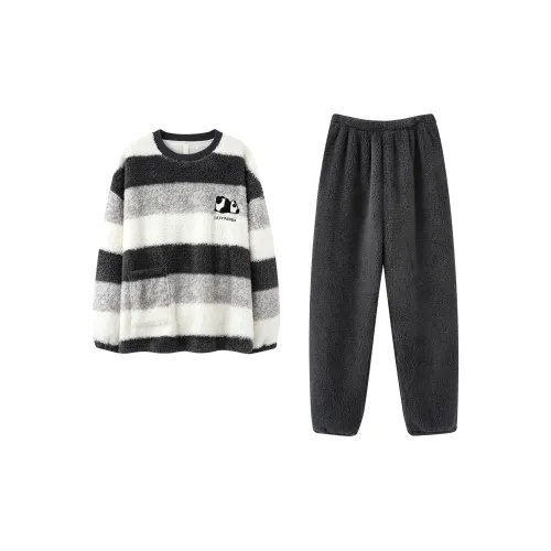 Redu Серый Унисекс Пижамные комплекты