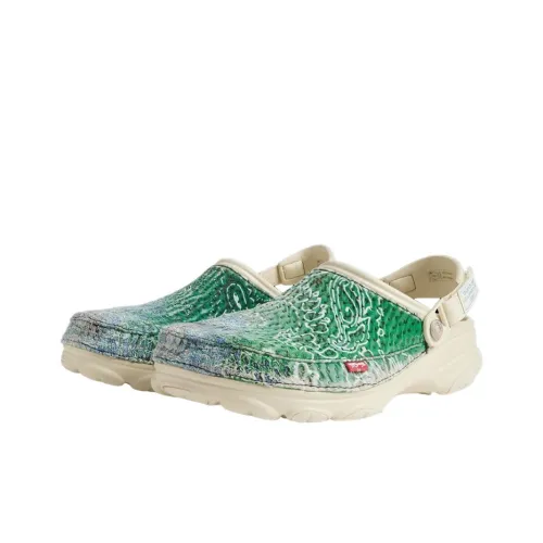 Levis x PROLETA RE ART x Crocs Домашние тапочки Унисекс Зеленый