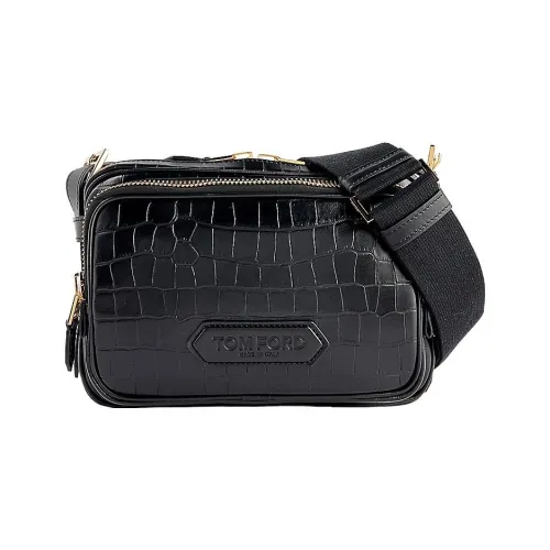 TOM FORD Кожа Сумка через плечо Мужская Черная