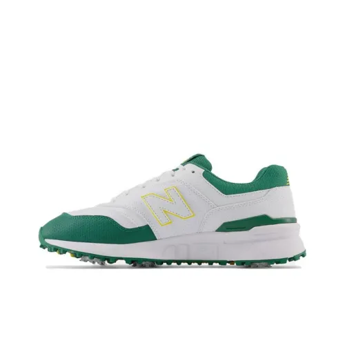 New Balance NB 997 Покрытие Низкий Топ Обувь для гольфа Унисекс Зеленый Белый