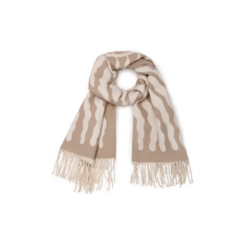 GOLF Полиэстер Плюшевая пряжа Длинный Шарф Женские Молочно-чайный абрикосовый