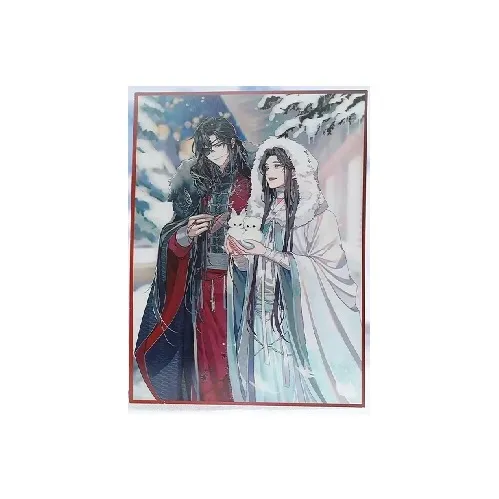 BEMOE Небесное благословение Внутренний двор Snow Collection Значок Коллекционная карта Мерч Аниме мерч