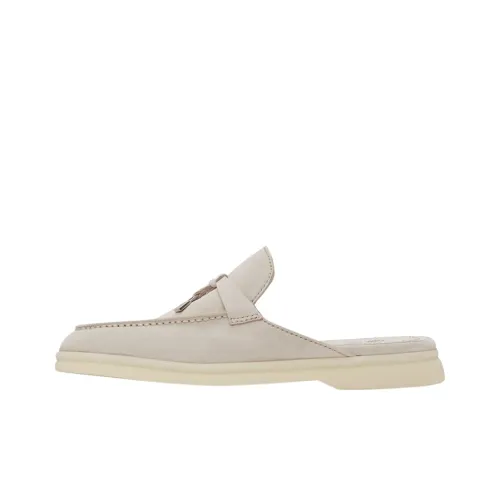 Loro Piana Домашние тапочки Женские Бежевые