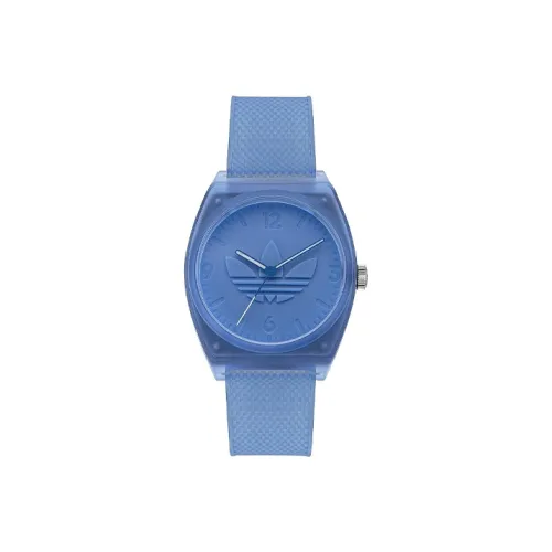 Adidas Originals Street Series Наручные часы Кварцевый механизм Смольный ремешок 38 мм Синий циферблат Мужские часы