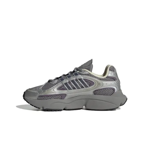 Adidas Originals Ozmillen Износостойкий и Легкий Низкий Топ Повседневная Обувь Женская Серый Серебряный