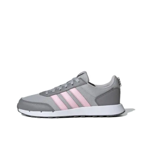 Adidas Run 50S Амортизация Устойчивый к истиранию Дышащие Низкие Кроссовки для бега Женские Серые