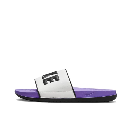 Nike Offcourt Шлепанцы Унисекс Белый Фуксия Красный