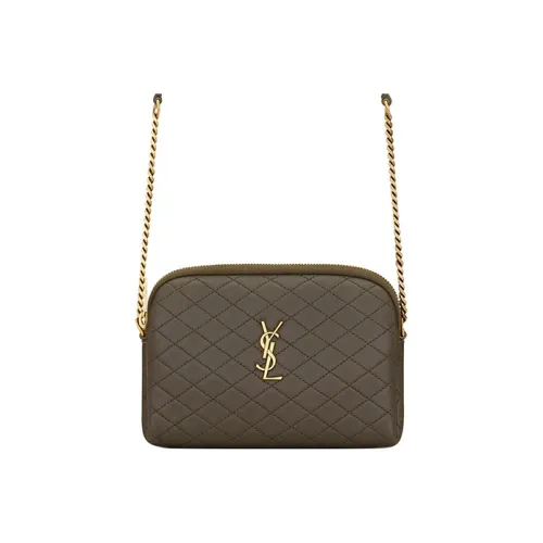 SAINT LAURENT Gaby Sheepskin Сумка через плечо Стандартная Женская Коричневая