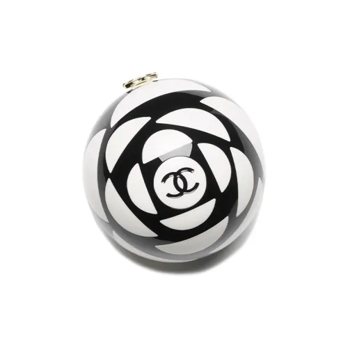 CHANEL Эпоксидная смола Вечерняя сумка Сумка через плечо Женская Черный Белый