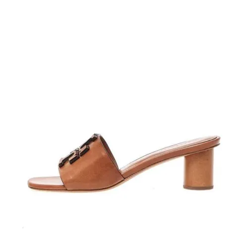 Tory Burch Слипоны Женские Коричневый