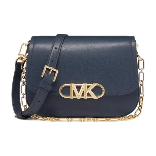 MICHAEL KORS Паркер Коровья кожа Сумка через плечо Средняя Женская Морской синий