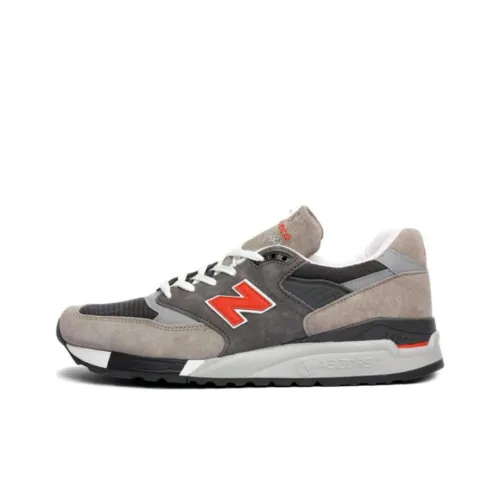 New Balance NB 998 Износостойкий и Легкий Низкий Топ Беговые кроссовки Мужские Умбра