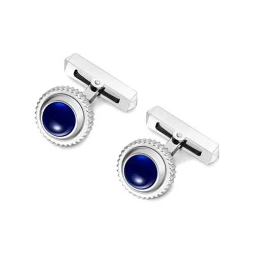 Cartier Запонки Pasha De Cartier Серебро, Палладиевая Отделка, Синтетическая Шпинель