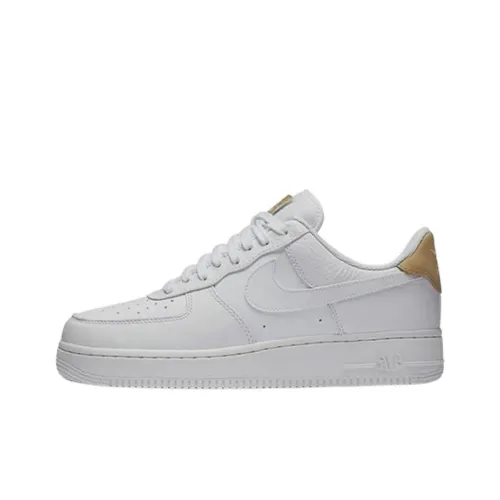 Nike Air Force 1 Устойчивые к истиранию Дышащие Низкие Кроссовки для скейтбординга Унисекс Белые