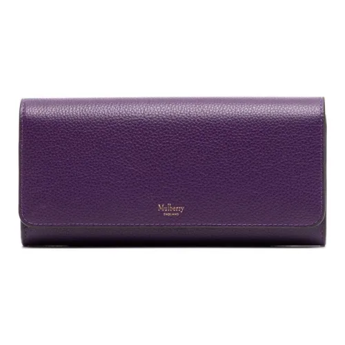 Mulberry Телячья кожа Кошелек Стандартный Женский Фиолетовый