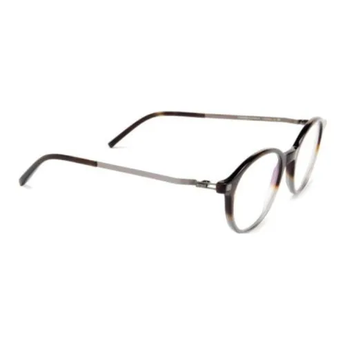 MYKITA Металлические Ацетатные Оправы для Очков Унисекс Овалные Черепаховый Серебряный